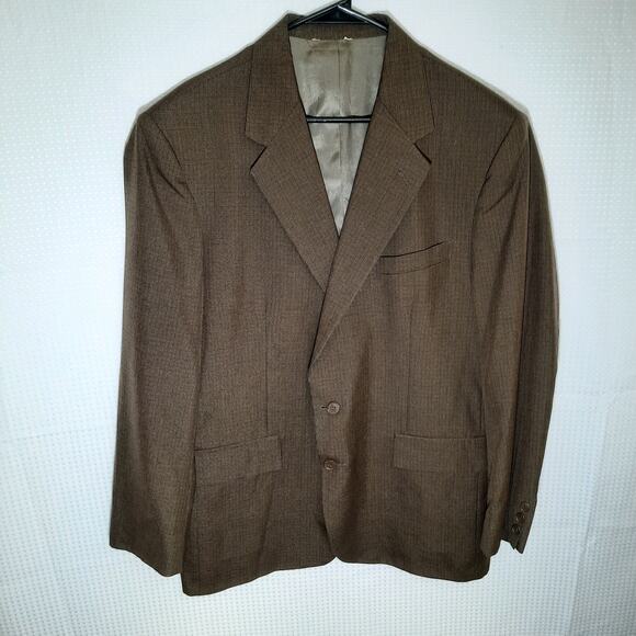 Vintage Worth Avenue 46R Brown Blazer Palm Beach Classic Ivy Prep Style - Picture 1 of 6